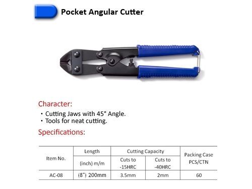 Pocket Angular Cutter-