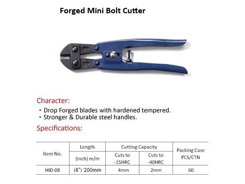 Forged Mini Bolt Cutter-