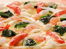 皇家白醬海鮮披薩-