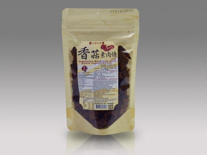 雲龍紙袋-原味香菇素肉條