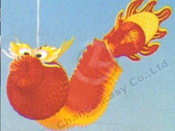 Chinese Dragon Honeycomb Decoration-