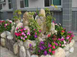 (台南養護中心)中庭景觀