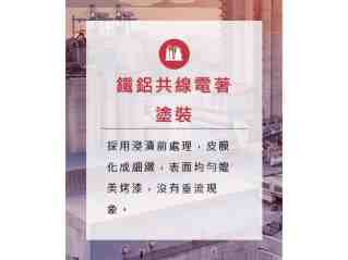 鐵鋁共線電著塗裝