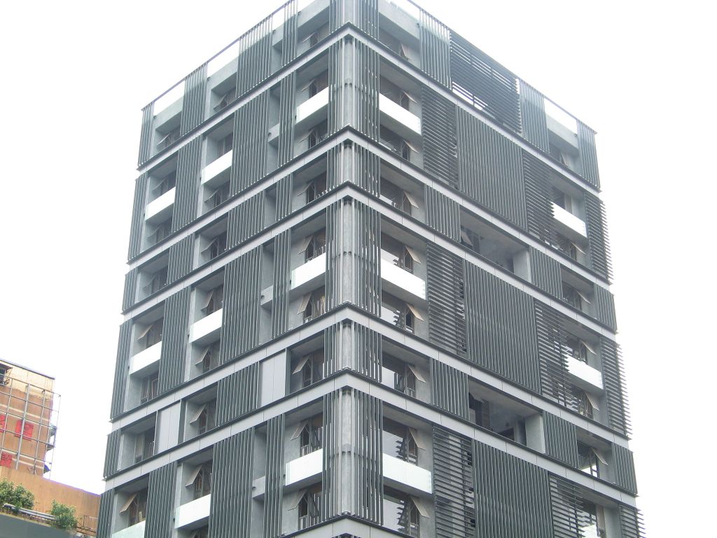 勝堡村營造-元大101,結構玻璃、鋁擠型格柵-3-