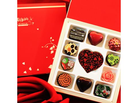心愛情人手工巧克力禮盒
