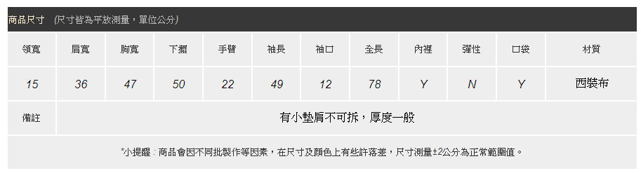 線格雙排扣袖反摺配色風衣外套-