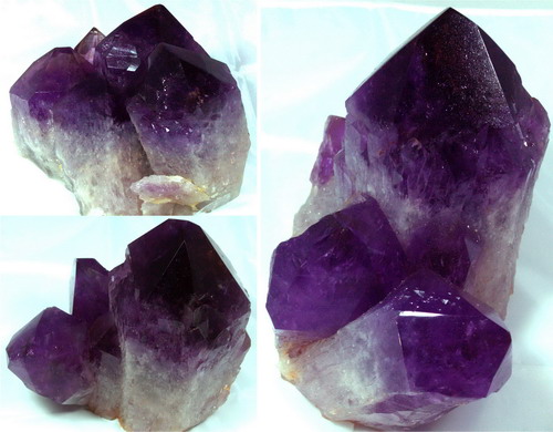 波利維亞紫黃水晶簇-