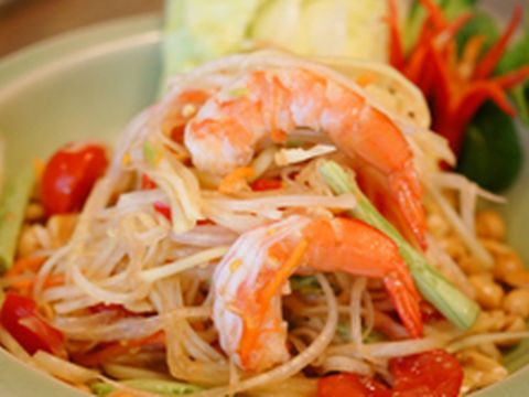 暹廚泰式料理–青木瓜蝦沙拉-