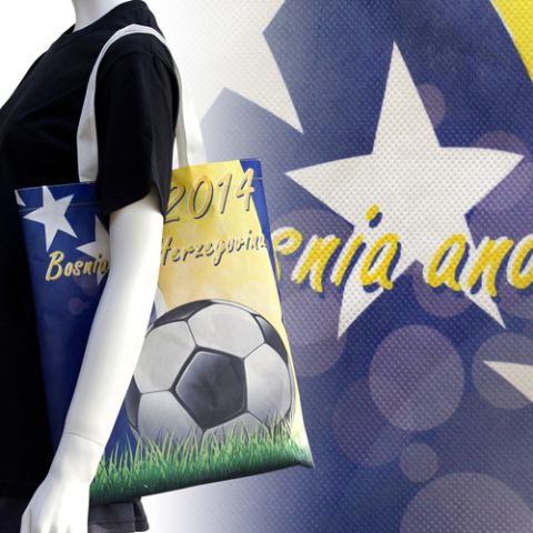 Bosnia and Herzegovina Soccer/Football Shopping bags-