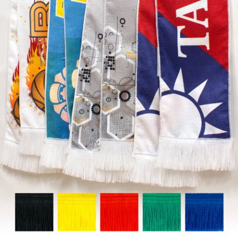 標準尺寸全彩球迷圍巾/超細纖維毛巾 (二合一)-