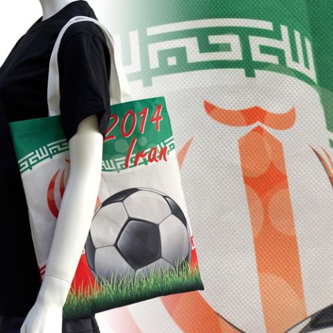 Iran Soccer/Football Shopping bags-