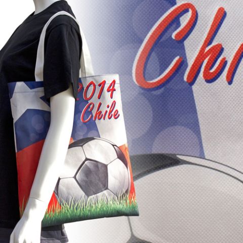 Chile Soccer/Football Shopping bags-