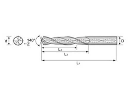 全鎢鋼油孔鑽頭-3xD-