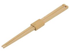 鑲鑽檜木筷子-