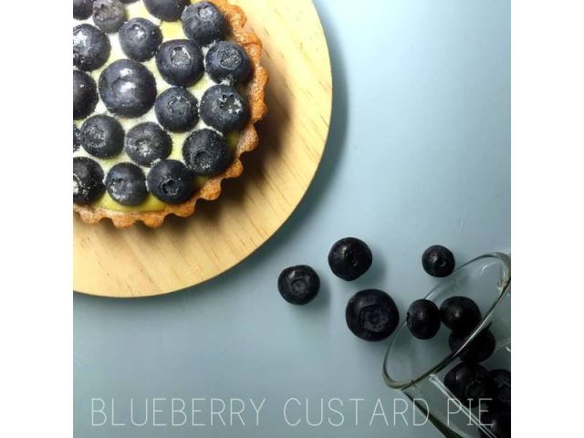 藍莓卡士達塔-