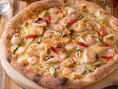 新加坡風味海鮮Pizza-