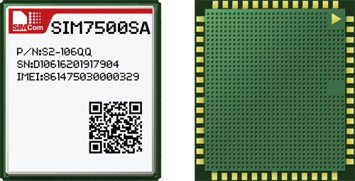 SIMCOM SIM7500SA CAT1 4G TDD-LTE/FDD-LTE/TD-SCDMA/WCDMA/GSM/GNSS PCIE module-