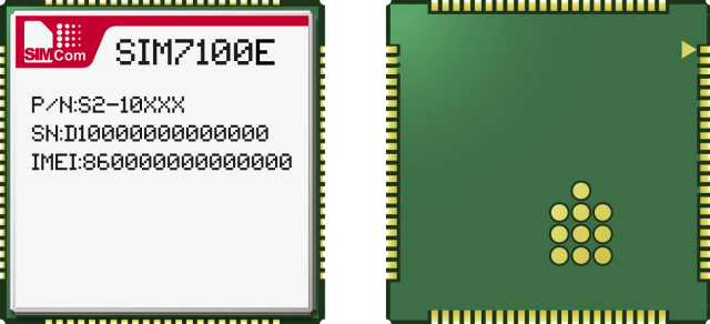 SIMCOM SIM7100E CAT3 4G TDD-LTE/FDD-LTE/TD-SCDMA/WCDMA/GSM/GNSS PCIE module-