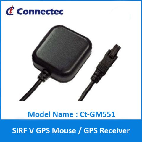 Ct-GM551 SiRF V GPS RS232 Car GPS Mouse receiver-