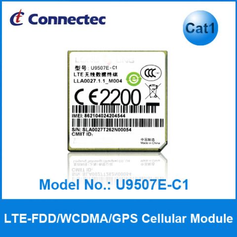U9507E-C1 4G LTE-FDD/WCDMA/GPS Cellular Module-