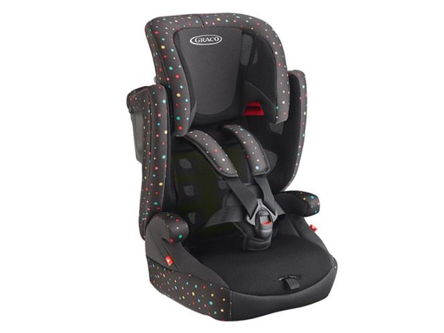 GRACO 嬰幼兒成長型輔助汽車安全座椅 AirPop 繽紛彩