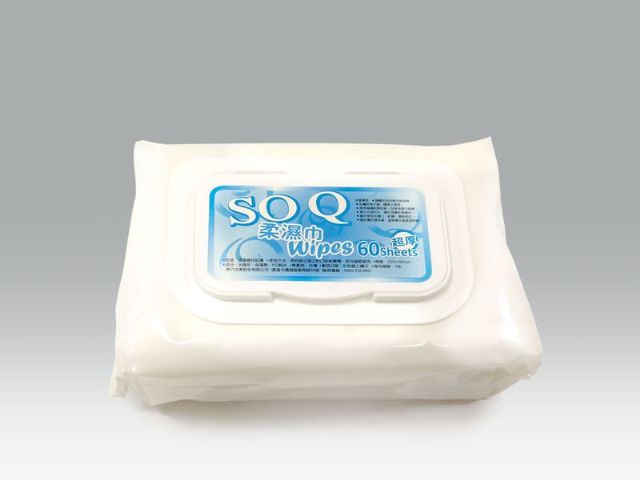 SOQ柔濕巾60P
