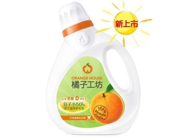 橘子工坊天然深層潔淨濃縮洗衣精1800ml-