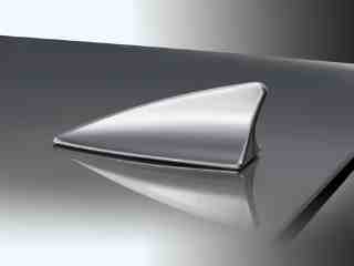 汽車鯊魚鰭(車身同色鍍鉻)