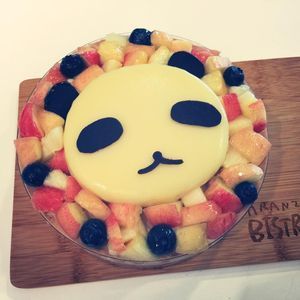 熊貓君的桃子綜合巧克力蛋糕-