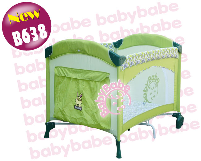 BabyBabe 拱型遊戲床(基本款)–綠色