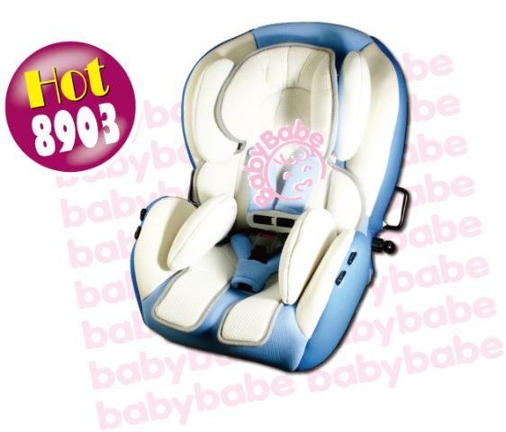 BabyBabe 初生型六段式平躺汽座–藍色-