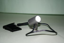電池專家-汎球牌 1W透鏡式遠照夾燈
