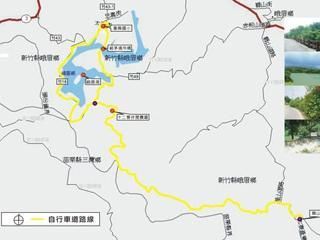 峨眉‧獅山遊客中心至十二寮、峨眉湖自行車道路線-