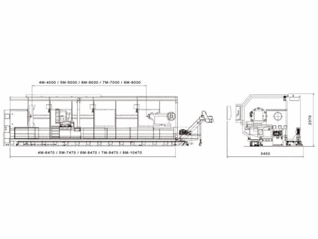 五軌式重型CNC車床 LL750-