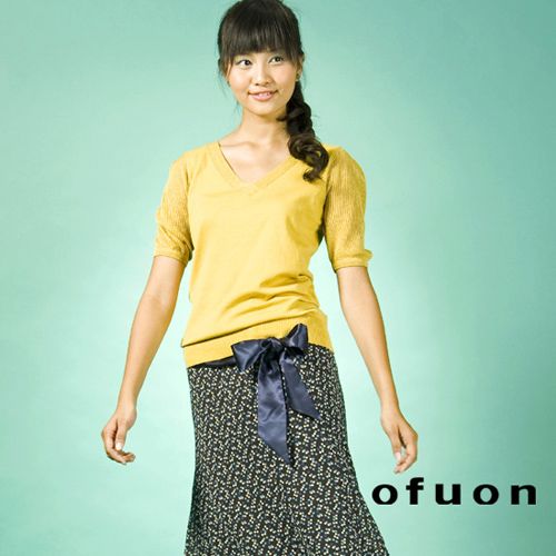 OFUON 魅力商品 ~ 低調奢華V領針織衫