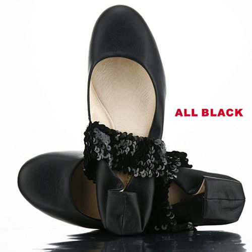 ALL BLACK 08春夏新品 - 時尚芭蕾舞鞋-