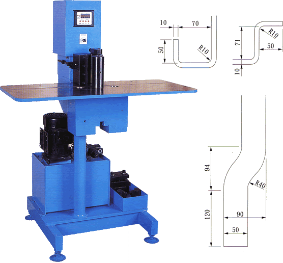 油壓銅板彎曲機-