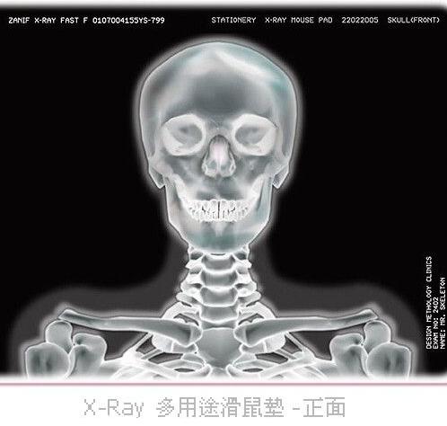 Zans X Ray滑鼠墊頭骨正面