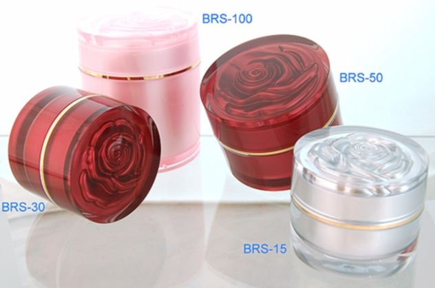 化妝品塑膠容器包裝材料 - BA  BRS系列面霜罐-