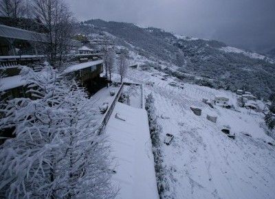 見晴雪景-