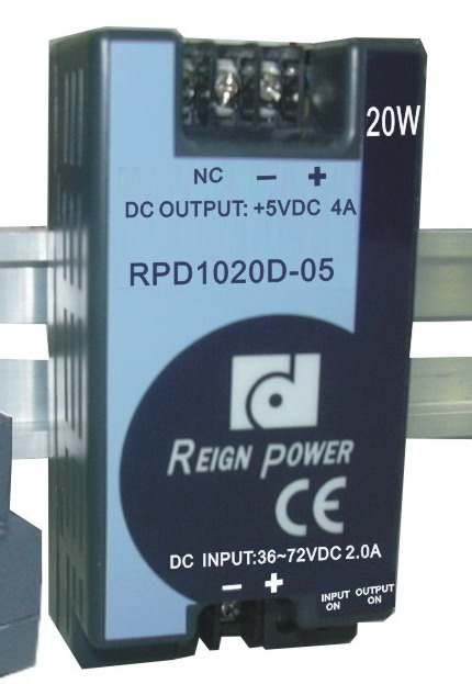 DC-DC導軌電源 RPD1020D-05		-
