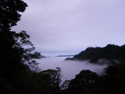 清晨山景及雲海-