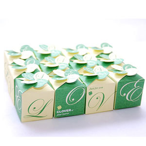 結婚用品-送客喜糖禮盒(綠色)-
