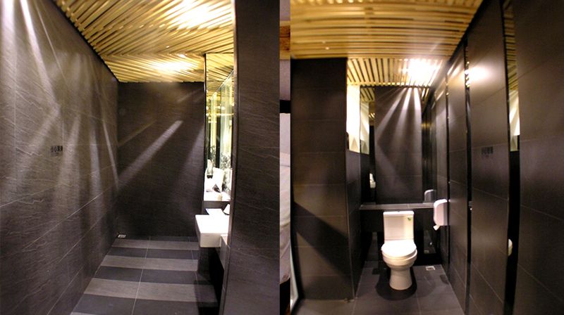 豪華雙人房衛浴-六本木汽車旅館