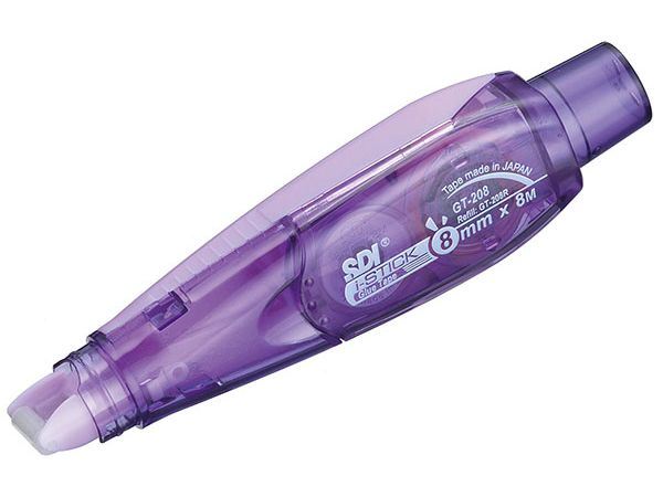 GT-208P粉黏替換式黏貼帶(6mm*8M)-紫