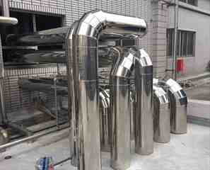 管線保溫外覆不鏽鋼板板金