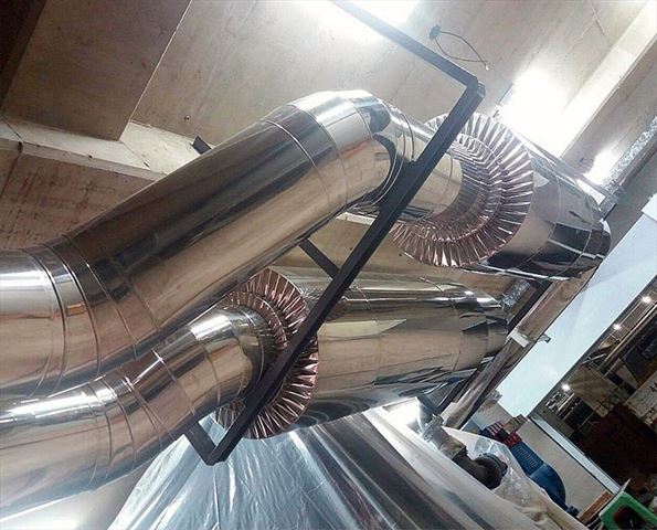 發電機消音器保溫外覆不鏽鋼板金