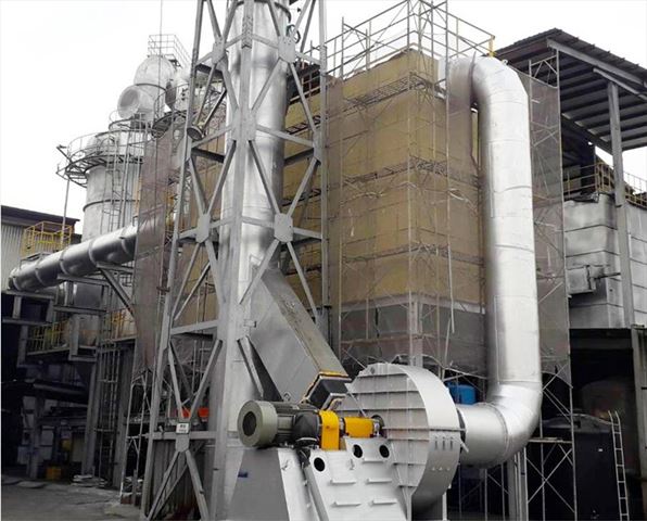 集塵設備岩棉保溫隔熱包覆-保溫保冷工程 | 機械設備保溫板金 | 桶槽隔熱工程 | 管路消音工程 - 皇慶保溫