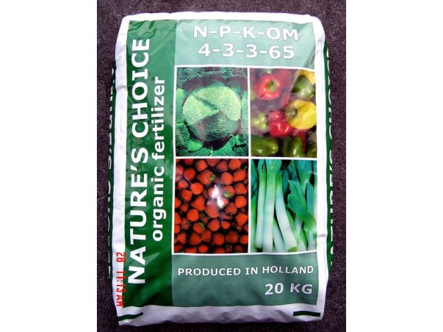 有機質肥料系列-Nature 4-3-3 有機質肥料 【20Kg】-