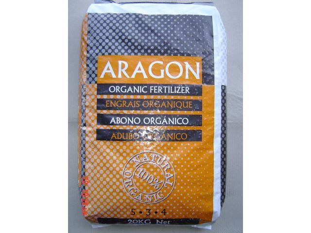 有機質肥料系列-Aragon 5-3-4 有機質肥料 【20Kg】-